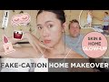 Fakecation At Home (Redecorated Our Room!) | Camille Co