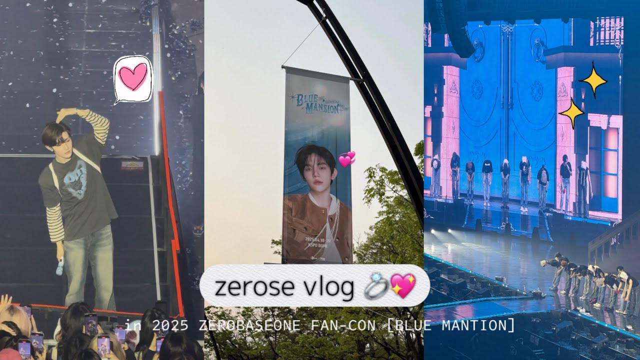 [ zerose vlog💍💖 ]初めてのソウルコン参戦記録📝🍀~2025 ZEROBASEONE FAN-CON [ BLUE MANTION ]~
