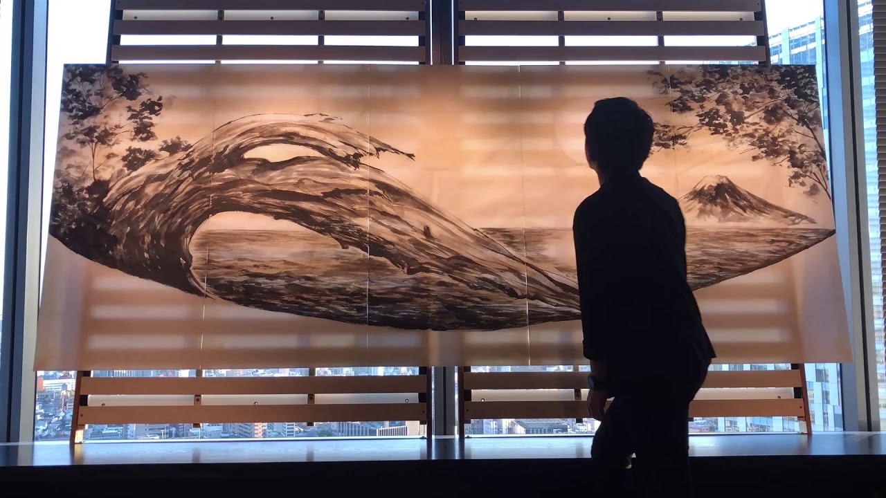 水墨画家 與座巧さん デジタルと水墨画の融合から見えるもの Amanainsights アマナインサイト