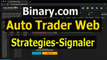 Signaler, Auto Trader Web Strategy,Binary.com 2020
