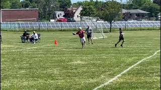 Nolan with a deep shot to Kai in a flag game 2024 screenshot 4