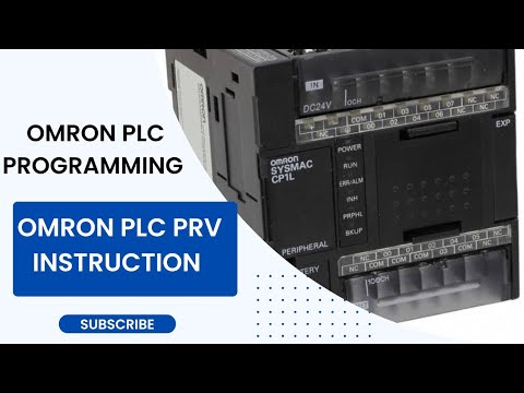 OMRON PLC PRV INSTRUCTION,HIGH SPEED COUNTER IN OMRON PLC - YouTube