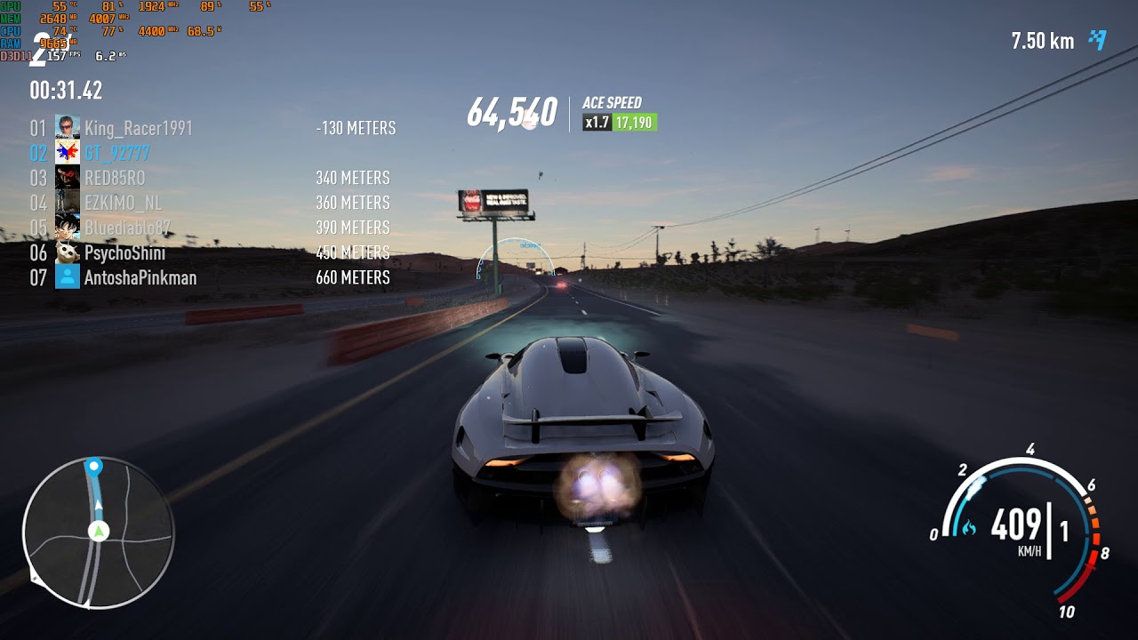 Need for Speed Payback - silver rock delivery vs cheater..LOL