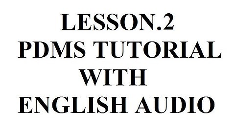PDMS BEGINNER LESSON 2. HOW TO MEASURE DISTANCE