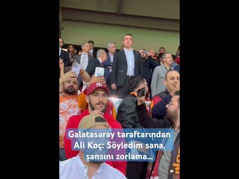Galatasaray taraftarından Ali Koç: Söyledim sana, şansını zorlama, uğurlar olsun