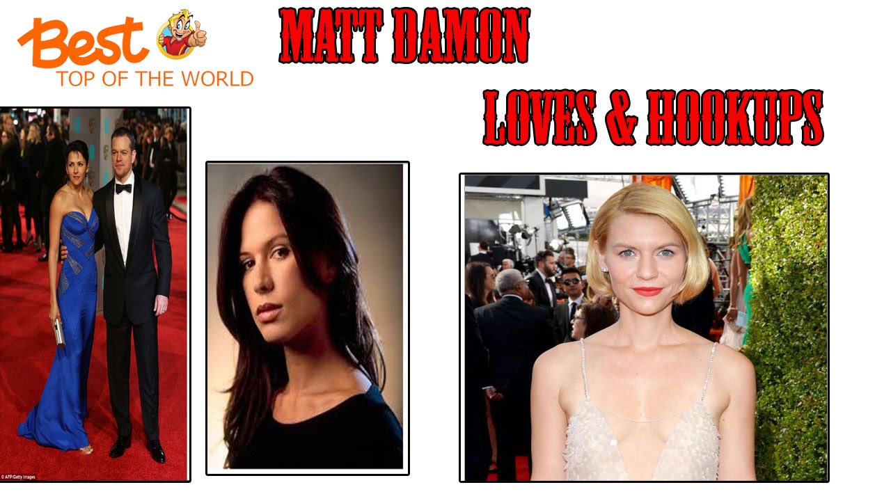 Best Top 8 Matt Damon's Loves & Hookups - YouTube Best Top
