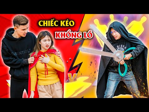 CHIẾC KÉO KHỔNG LỒ CẮT ĐI HÌNH BÓNG CỦA NGƯỜI - Natra P3 Tập 45 - Phim Hài Học Đường Táo Xanh TV