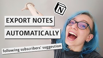 NOTION API - Export notes from Notion to Dropbox automatically (inspired by subscriber comments!)