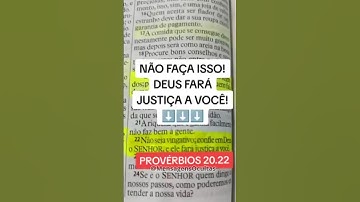 Não faça isso! Deus fará justiça por Você 😱😱😱#biblia #versiculo #bibliasagrada #viral #shorts