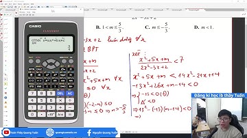 [TOÁN 10 SÁCH MỚI ] BÀI 3 - DẤU CỦA TAM THỨC BẬC 2 CHỨA THAM SỐ