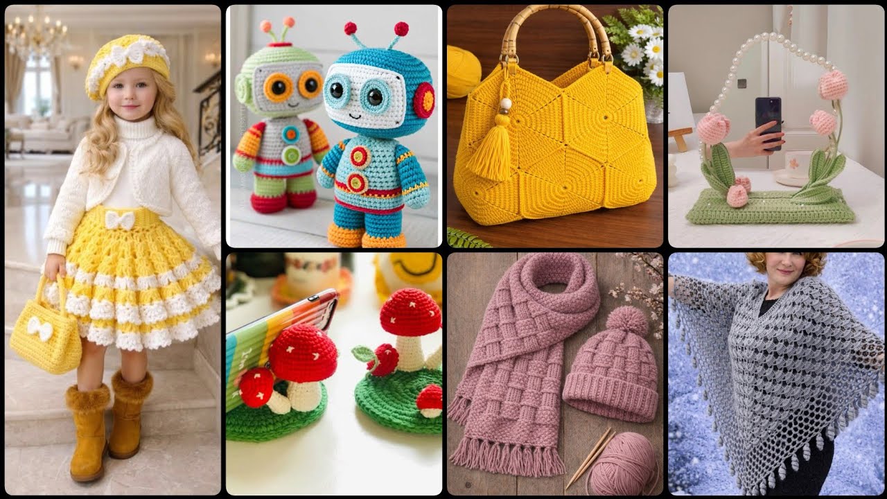 Very attractive and cute crochet design 💕