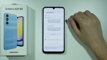Samsung Galaxy A25 5G: How to Change Position of Back Button (Change Buttons Order)
