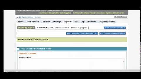GO IEP Redetermination Form