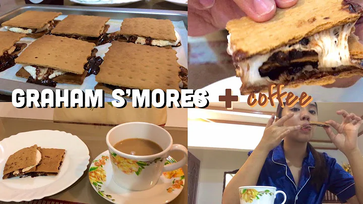 Homemade s’mores 🌧 (graham crackers & marshmallows) | Rica Dungca