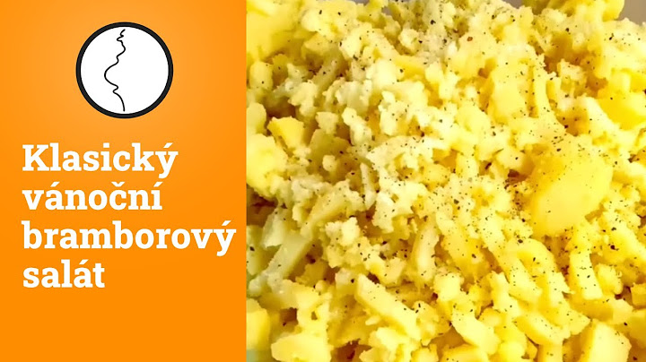 Klasický vánoční bramborový salát