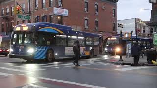 MTA NYCT 2 2018 XD40's #7519 & #7765 on the Q58 Limited to Flushing Main St by the Fresh Pond Depot