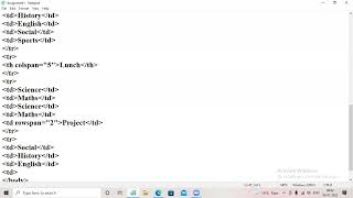 Lecture 15   Tables using colspan and rowspan