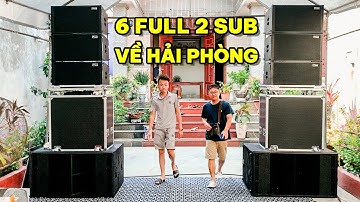 Hải Phòng là không lòng vòng, chốt ngay dàn âm thanh đám cưới 6 loa array 2 sub kép | KPĐ Audio