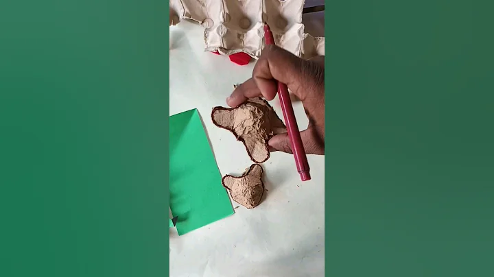 Diy Teddy Bear from Egg Tray/Best Out Of Waste/Egg Carton Craft idea/#shorts/#ytshorts/#trending