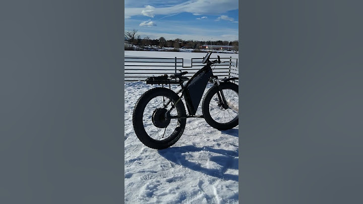 Fat Tire DIY Electric Bike Build
