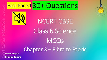 NCERT CBSE Class 6 Science - Chapter 3: Fibre to Fabric