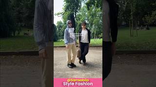 OOTD Check ✅#fashion #style #hijab #uk #study #love #vlog #viral #park #nature #glass #blue #yt