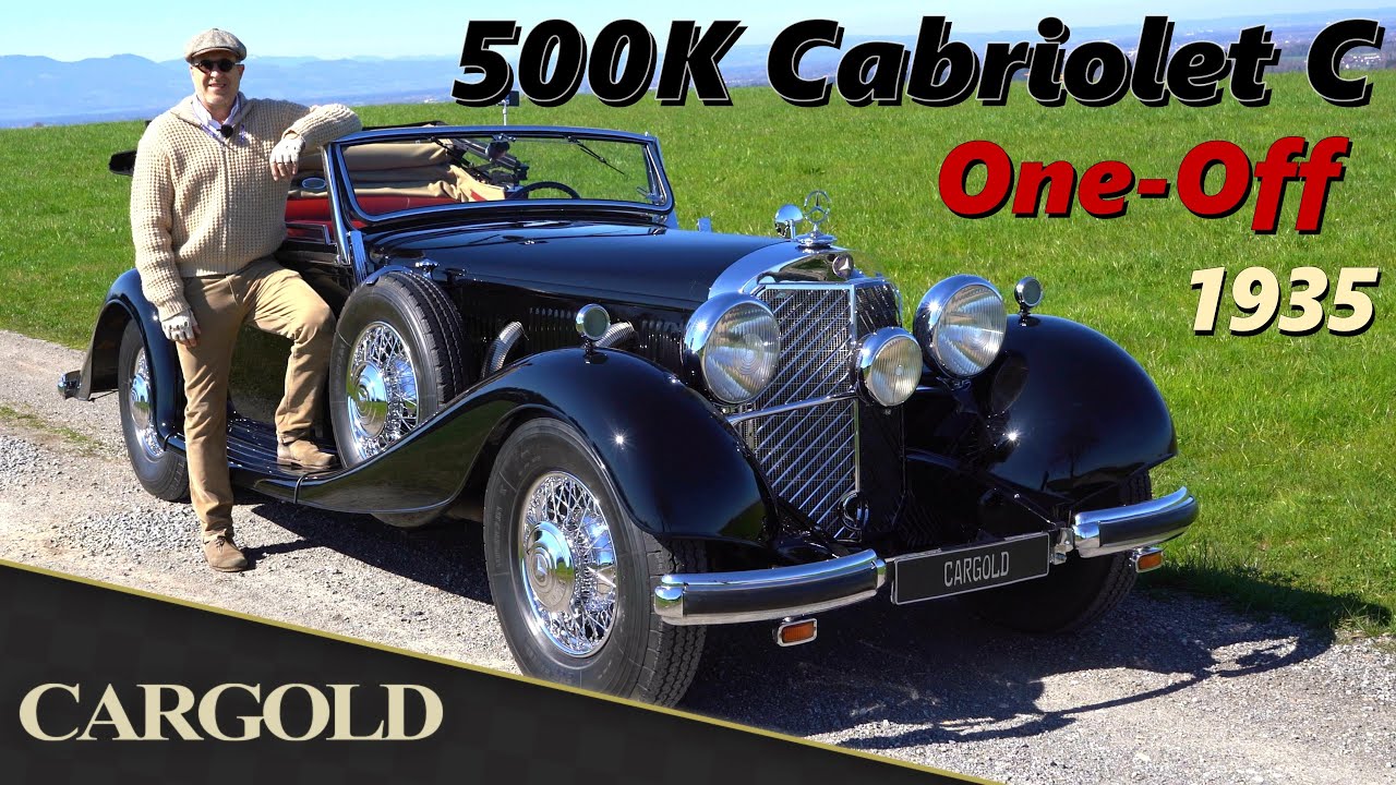 Mercedes 500K Cabriolet C, 1935, Einzelstück mit Spezialkarosserie und spannender Historie