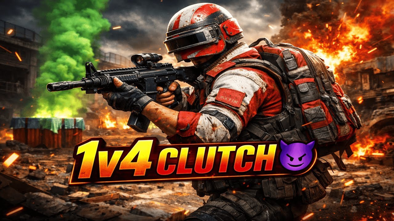 😱 INSANE 1v4 Clutch in BGMI! Solo vs Squad Domination 🔥 | ZombizVijay
