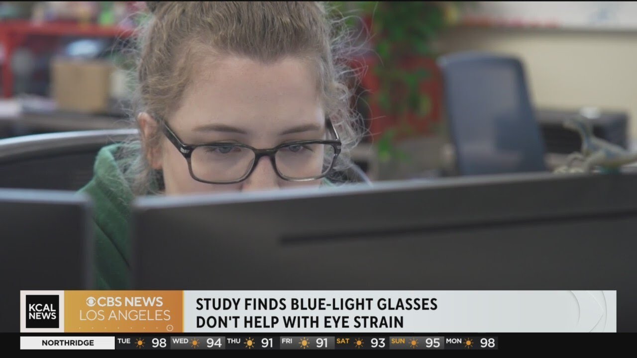 Study finds blue light glasses don't offer more eye protection