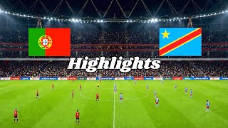 Portugal vs DR Congo Highlights | FIFA World Cup 2026 | POR vs COD | HD Gameplay #portugal #drcongo