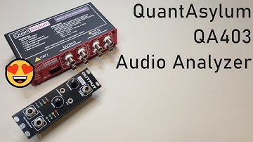 QuantAsylum QA403 Audio Analyzer vs Output Module