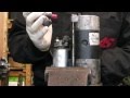 Mitsubishi pajero/L200 starter motor solenoid and bendix change.2,5 TD.