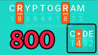 CRYPTOGRAM 800
