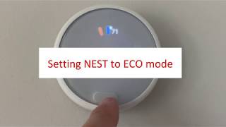 Setting NEST Thermostat to ECO Mode