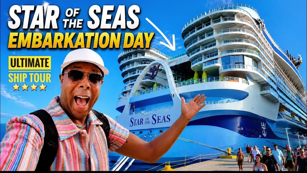 STAR OF THE SEAS-"WORLDS LARGEST CRUISE SHIP!" EMBARKATION DAY (Full Ship Tour).