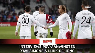 Xavi Simons dankbaar voor spelen met Messi, Mbappé & Neymar 😍 | Interviews Simons & Luuk de Jong