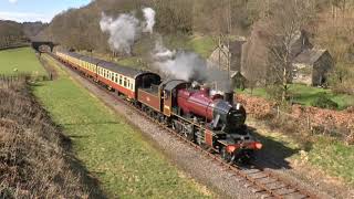 LMS 45690 & Ivatt 46441  Making History at Lakeside And Haverthwaite Railway 24 03 2024