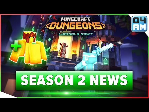 Minecraft Dungeons UPDATE - Luminous Night Season 2 & NEW Content: Will It Be Worth Your Time?