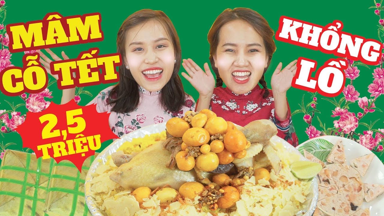 Chi, Giang ăn MÂM CỖ TẾT cho 10 NGƯỜI??? | BỤNG KHÔNG ĐÁY newsletter