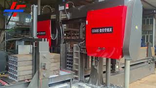 GS600 fully auto band saw machine 600mm cutting