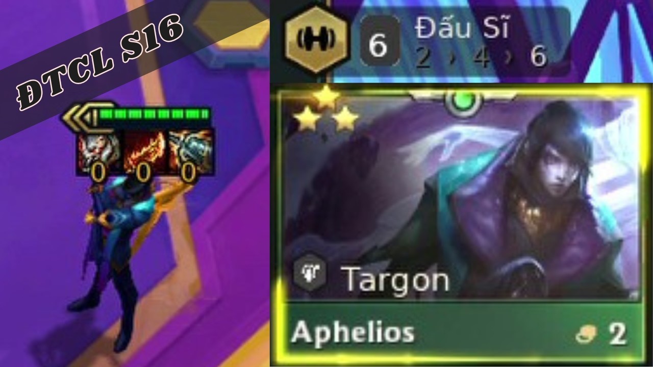 APHELIOS Đấu Sĩ #4 | ĐTCL mùa 16 | Xếp hạng | LMHT | Full Gameplay