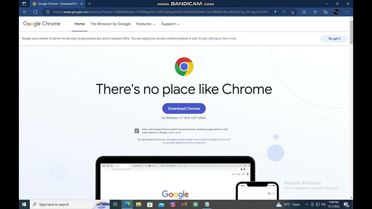 How to download and install google chrome youtube