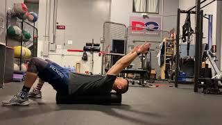 Foam Roller Shoulder Flexion (Demo)