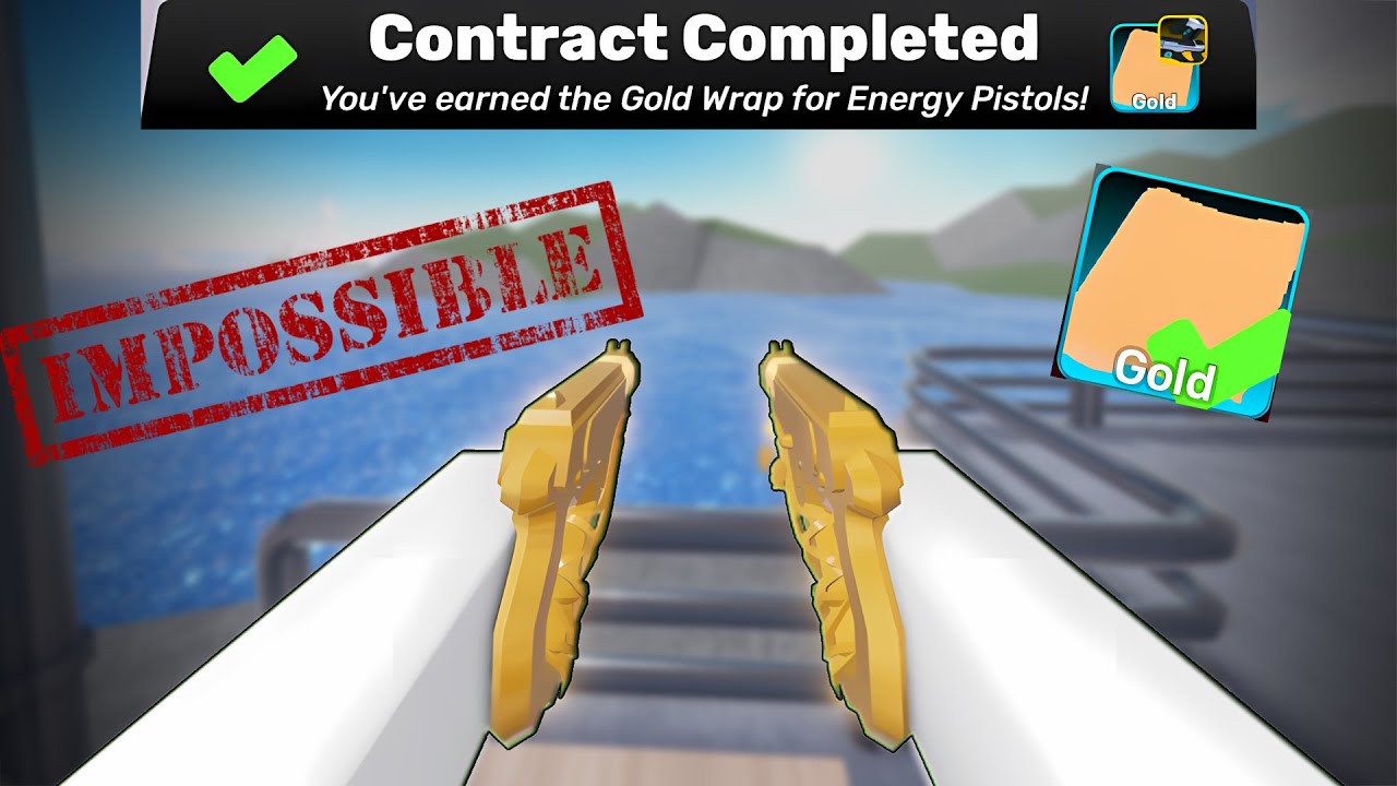 Unlocking GOLD WRAP on the ENERGY PISTOLS...(Roblox Rivals) - YouTube