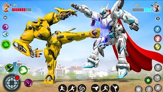 Bumblebee Fight Megatron Transformation Jet Super Car Robot Game 2026 - Android Gameplay screenshot 3