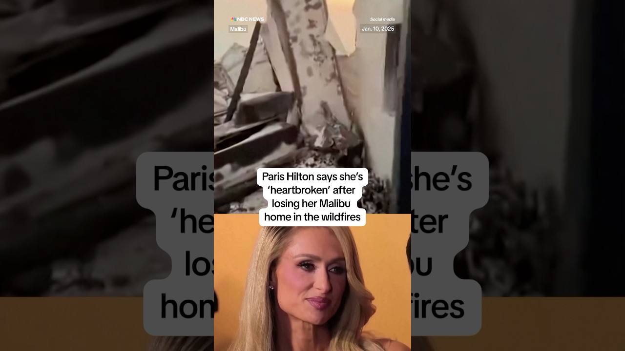 Paris Hilton said her home in California was destroyed by LA wildfires. Paris Hilton said her home in California was destroyed by LA wildfires.