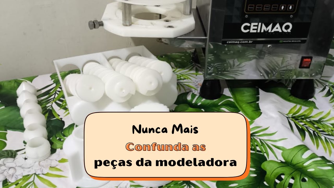 Como diferenciar as peças da Modeladora  | Passo a passo com Vivendo de Salgados