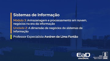 [UFMS Digital] Sistemas de Informação - Módulo 3 - Unidade 2