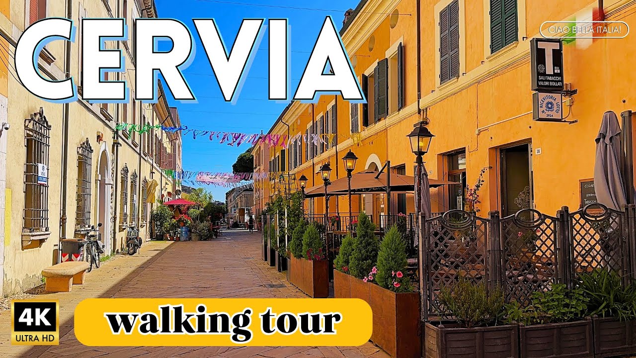 Cervia 4K walking tour Italy ☀️ This Quiet Italian Village Will Surprise You!