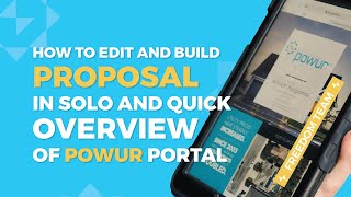 How to edit and build proposal in Powur tool & quick overview of Powur portal - by Anthony D'Aquino